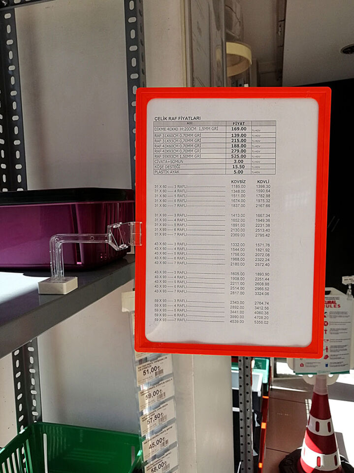 ÇERÇEVE MIKNATISLI TUTACAK HAREKETLİ Çerçeve Tutucu Mıknatıs Askılı Bilgilendirme Çerçevesi Aparatı