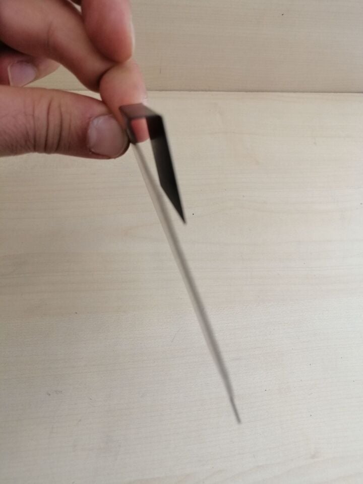 KARA TAHTA (12cm x H:8cm) GEÇME STANDART 1646 Silinebilir Dekoratif Etiket ve Etiketlik PVC Siyah Etiket