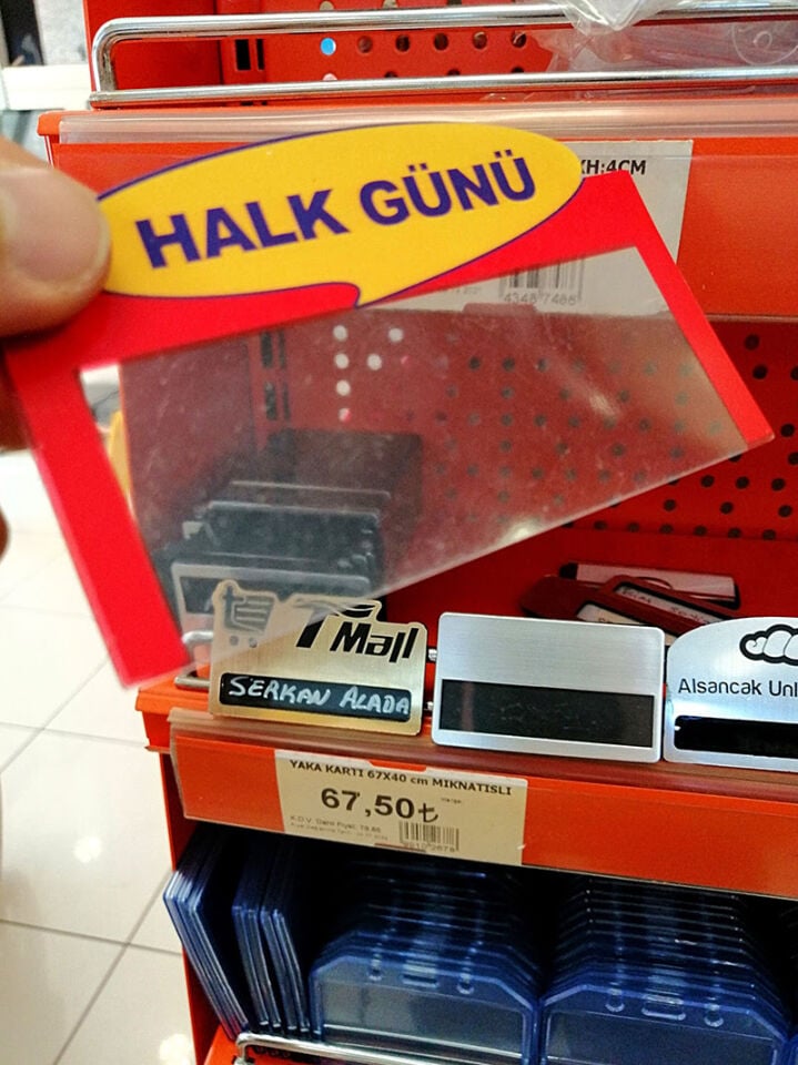 KULAKÇIK KAMPANYA ETİKETLERİ Raf Önü İkaz Etiketi Fiyat Etiketliği Uyarı Etiketi Bilgilendirme Etiketi