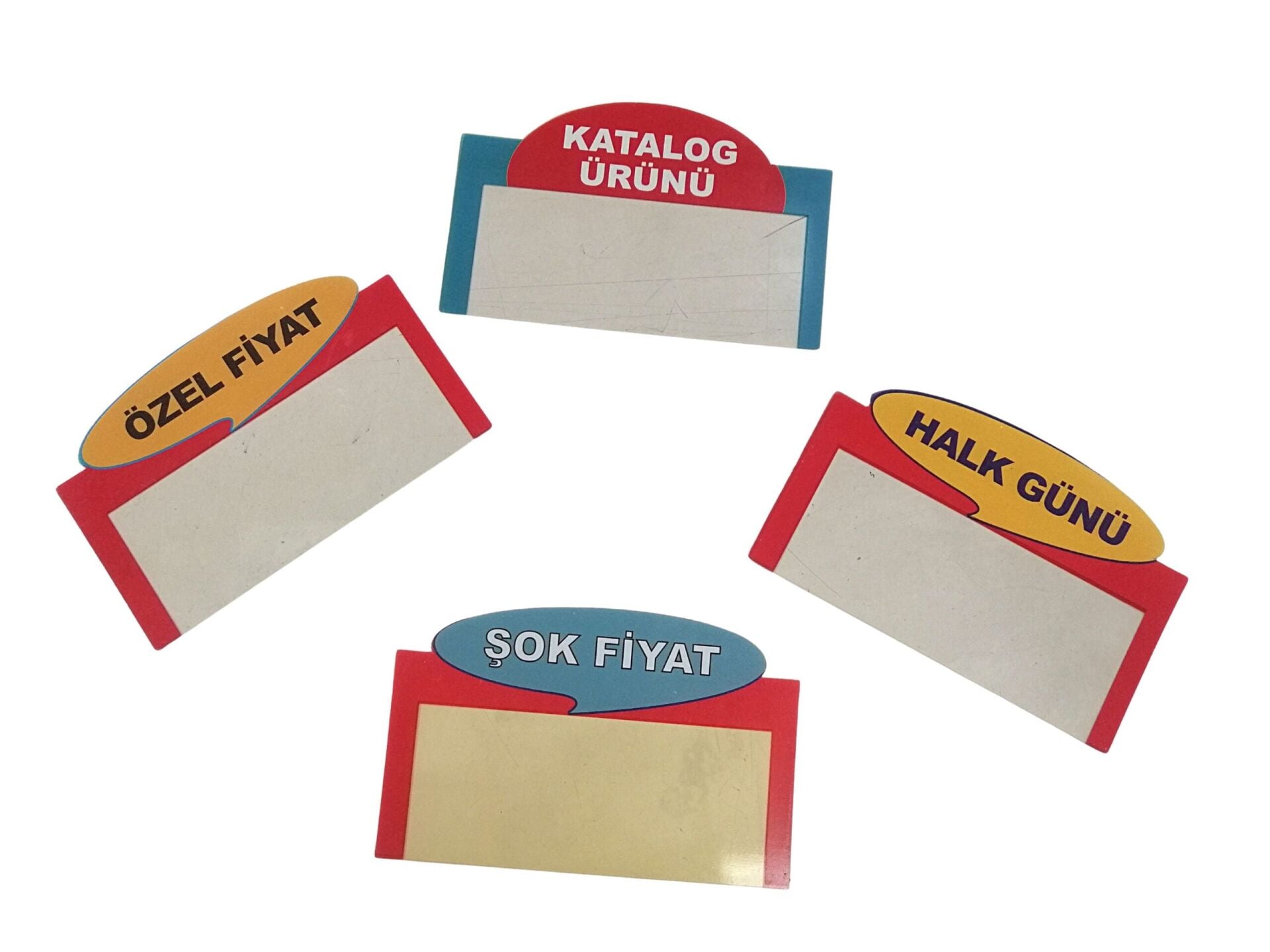 KULAKÇIK KAMPANYA ETİKETLERİ Raf Önü İkaz Etiketi Fiyat Etiketliği Uyarı Etiketi Bilgilendirme Etiketi