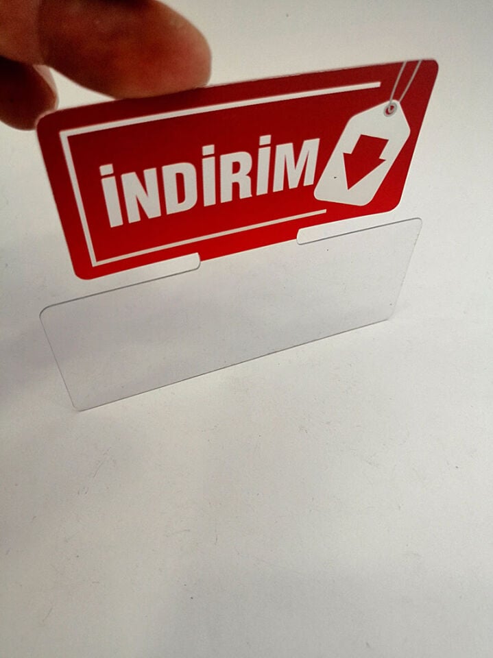 KULAKÇIK ‘YERLİ ÜRETİM VE İNDİRİM’ Raf Önü İkaz Etiketi Fiyat Etiketliği Uyarı Etiketi Bilgilendirme Etiketi