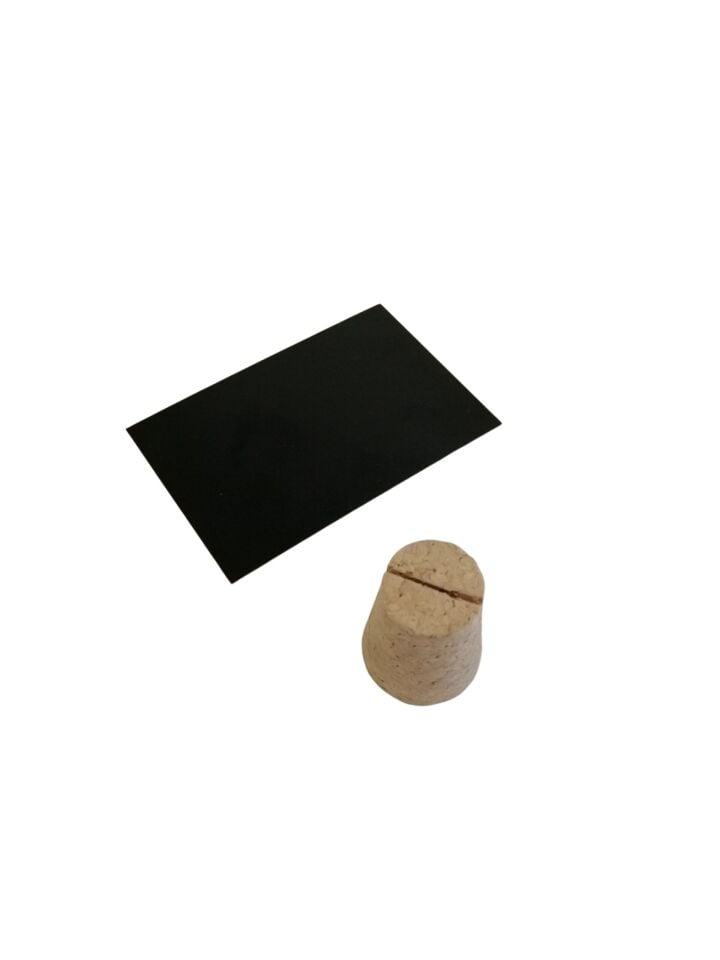 MANTAR AYAKLI KARA TAHTA FİYAT ETİKETLİĞİ (6cm x H:9cm) Siyah PVC Dekoratif Etiket Fiyat Etiketi Raf Etiketi Ürün Etiketi Silinebilir Siyah Etiketi