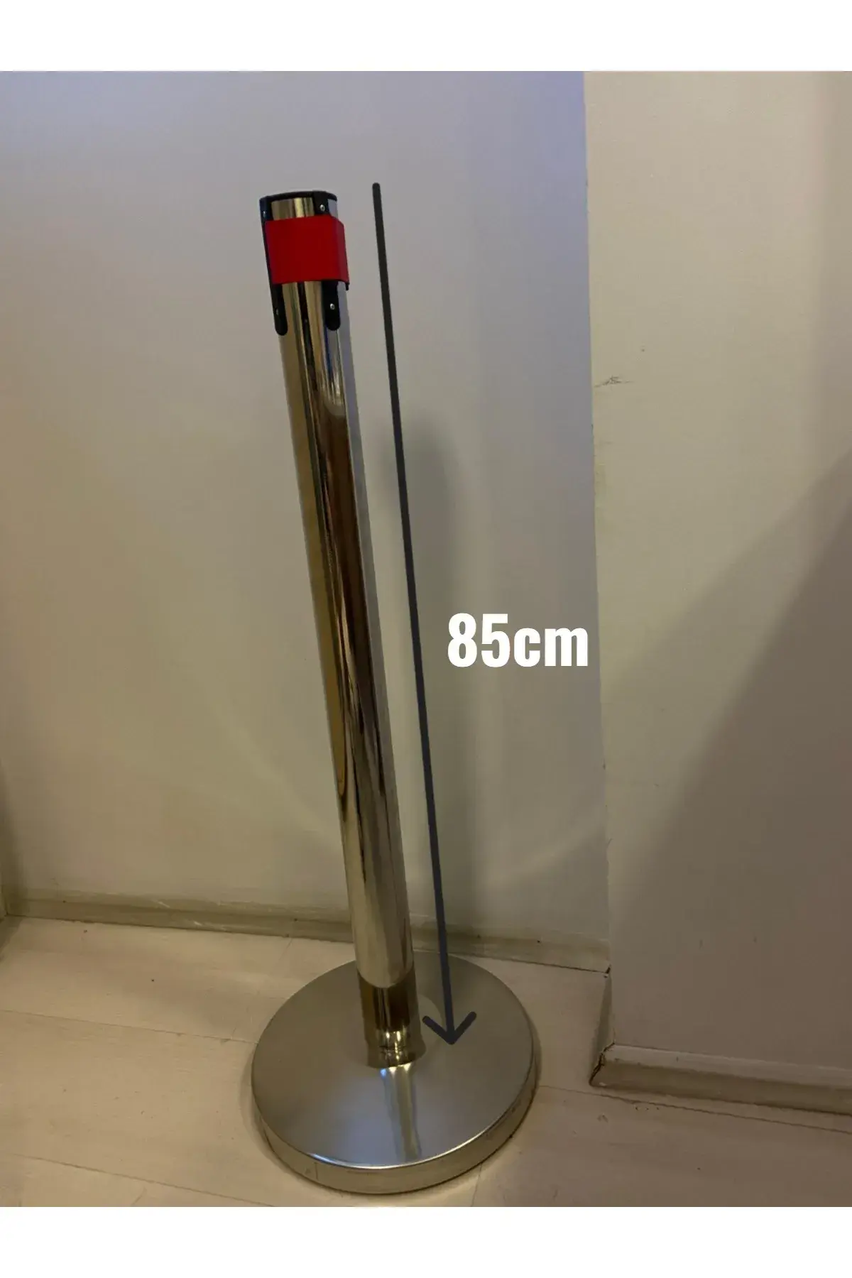 ŞERİT BARİYER KROM KARTUŞLU 230CM