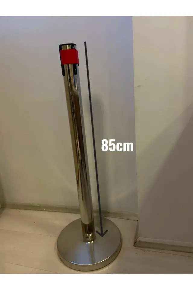 ŞERİT BARİYER KROM KARTUŞLU 230CM