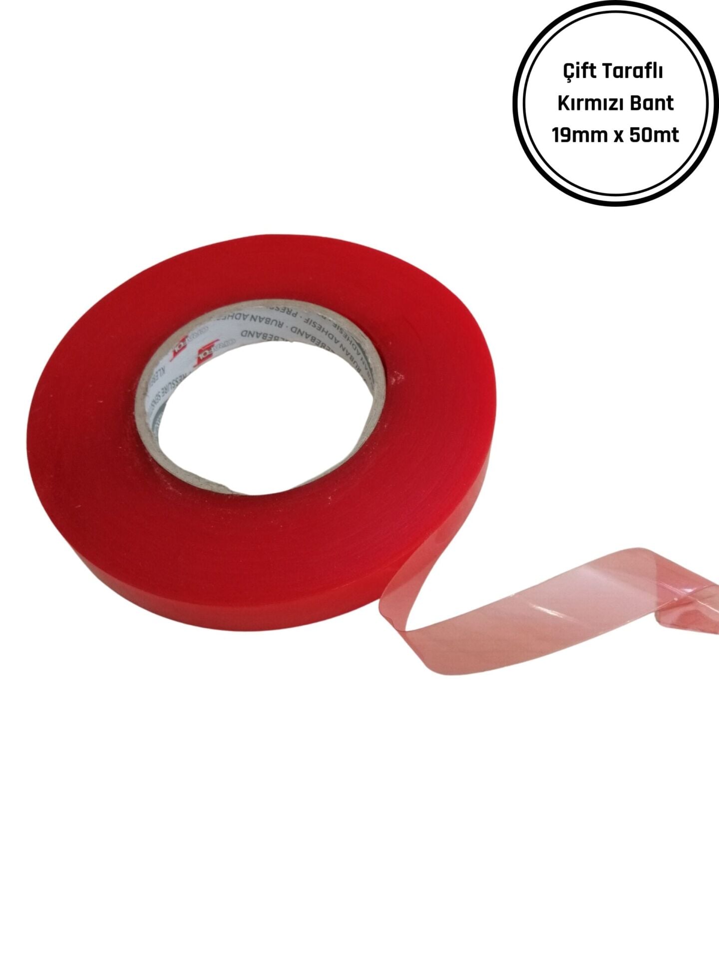 ÇİFT TARAFLI BANT ORAFOL 3334PP 19MM 50M KIRMIZI BANT