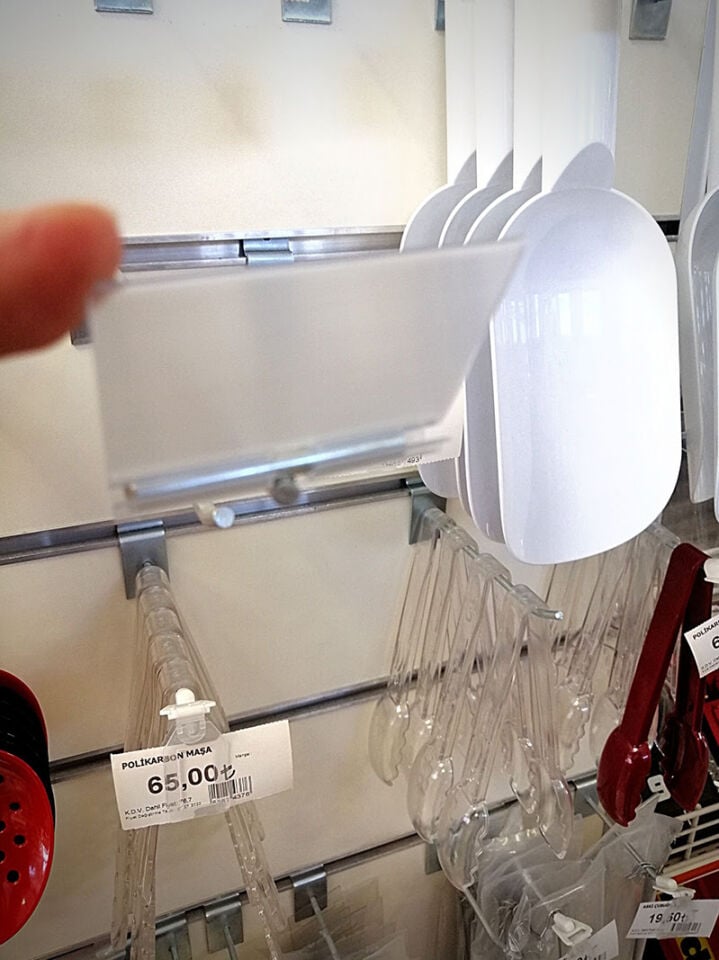 PVC ETİKETLİK ŞEFFAF (40X45)