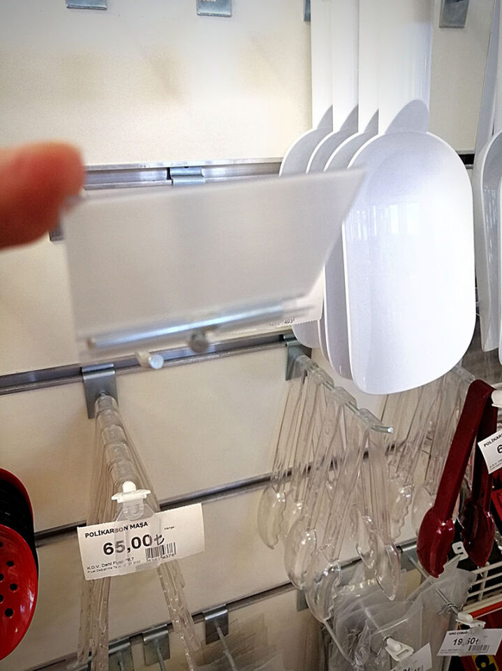 PVC ETİKETLİK ŞEFFAF (40X45)