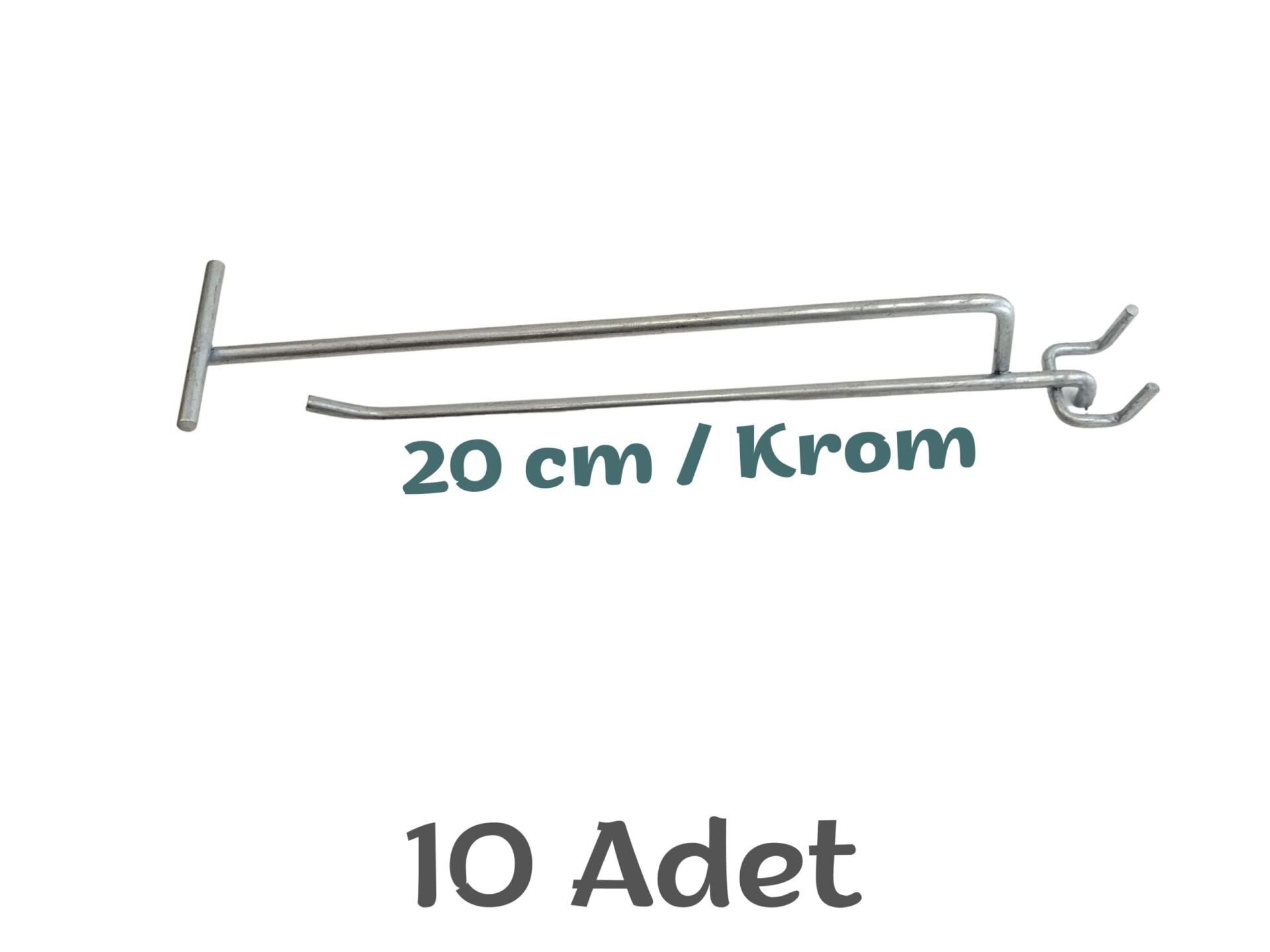 TEL ASKI+ T DELİKLİ PANO (200X6) KROM
