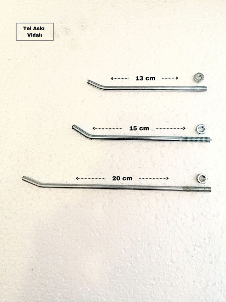 TEL ASKI VİDALI 130 ÇİNKO