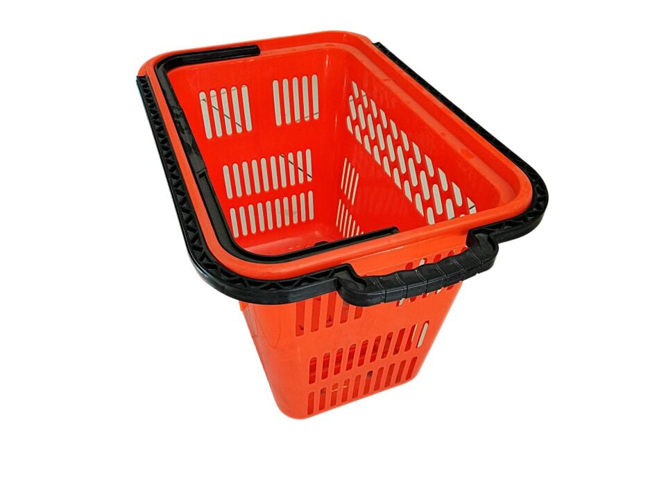 ALIŞVERİŞ SEPETİ 54 LT 4 Tekerlekli Geniş Alışveriş Arabası Mağaza Alışveriş Sepeti Arabası