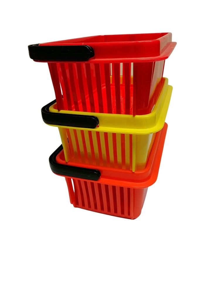 ALIŞVERİŞ SEPEİ 7LT Market Alışveriş Sepeti Mini Sepet Ürün Taşıma Sepeti