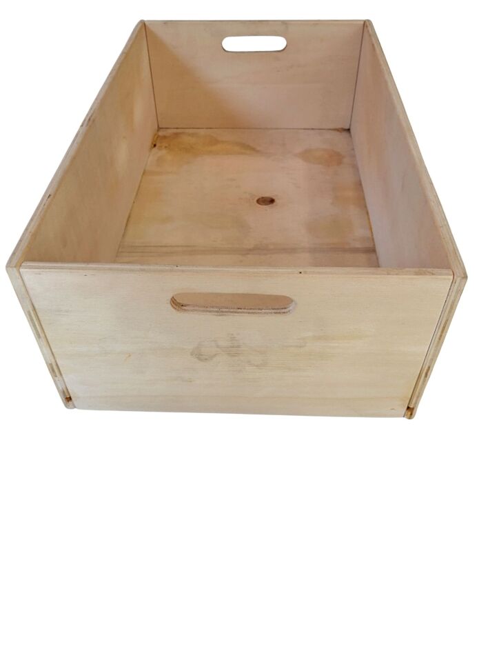 AHŞAP KUTU 30X50XH:15CM Ahşap Organizer Kutu Düzenleyici Toparlayıcı Kasa