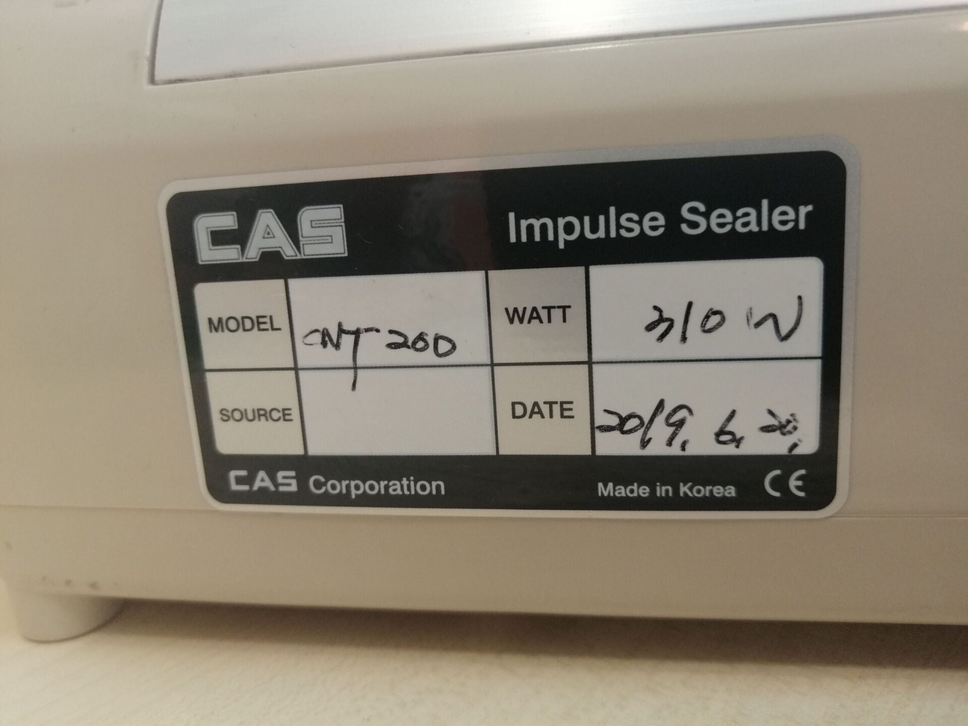 POŞET AĞZI KAPATMA MAKİNASI CAS CNT 300MM