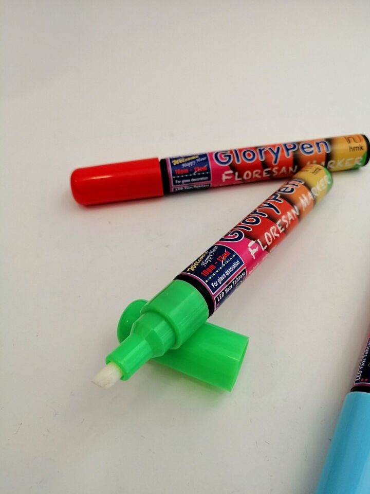 KALEM KESİK UÇLU 4,5MM RENKLİ Silinebilir Dolgun Kalem Kırmızı Mavi Yeşil Renklerde Mürekkep Glory Floresan Marker