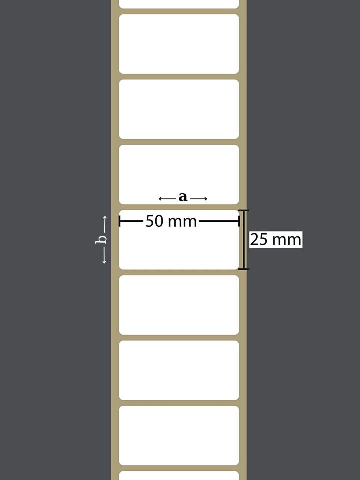 25X50 TERMAL YAPIŞKANLI Barkod ETİKET(1000 Lİ) Fiyat Etiketi Raf Etiketi