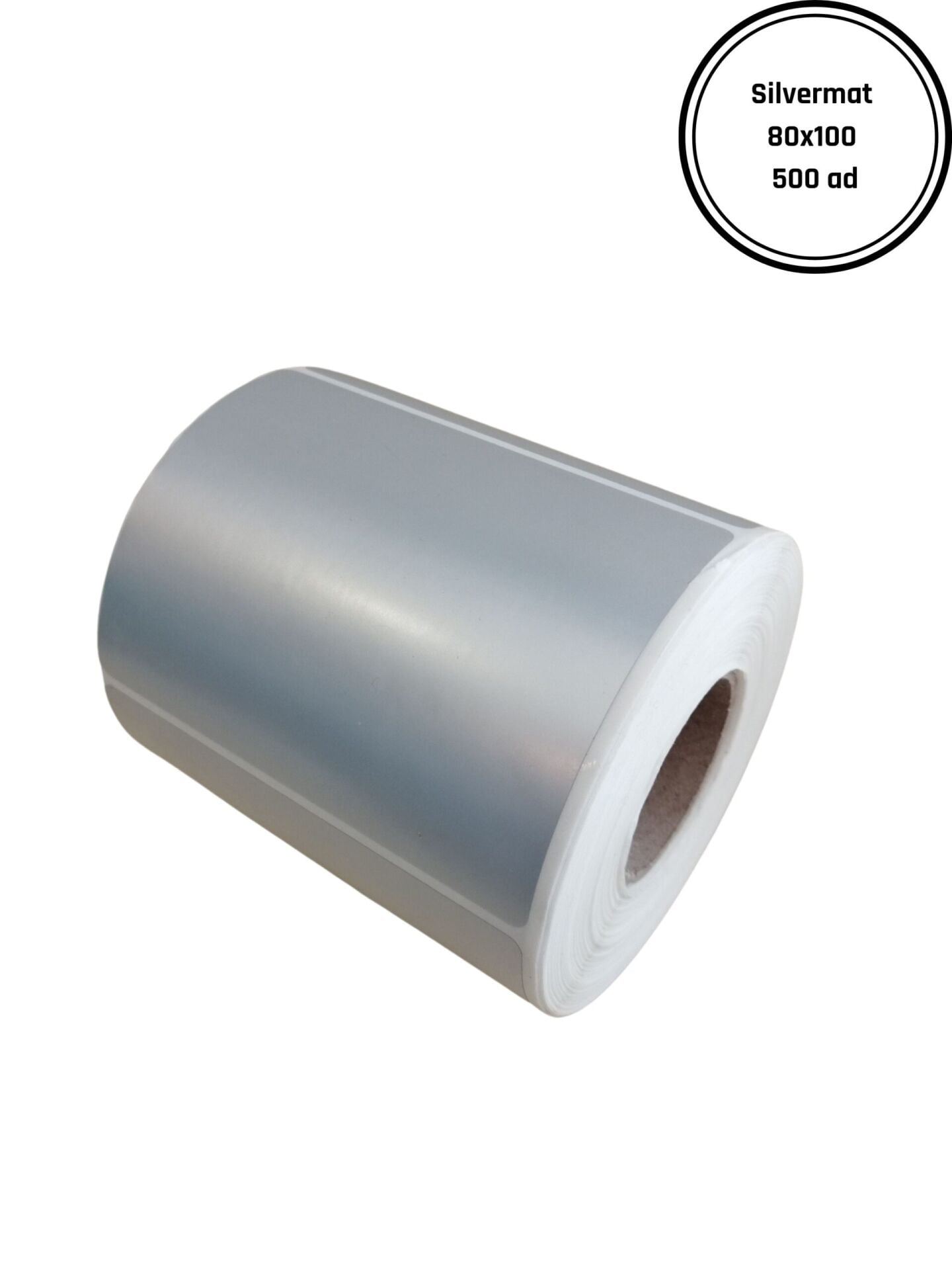 SILVERMAT 80X100MM (500 LÜ) YAPIŞKANLI ETİKET