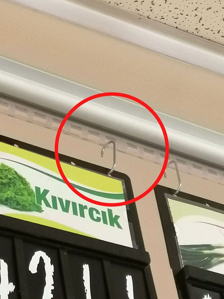 C KANCA KÜÇÜK ASMA APARATI Askı Asma Elemanı C tipi Askı Aparatı