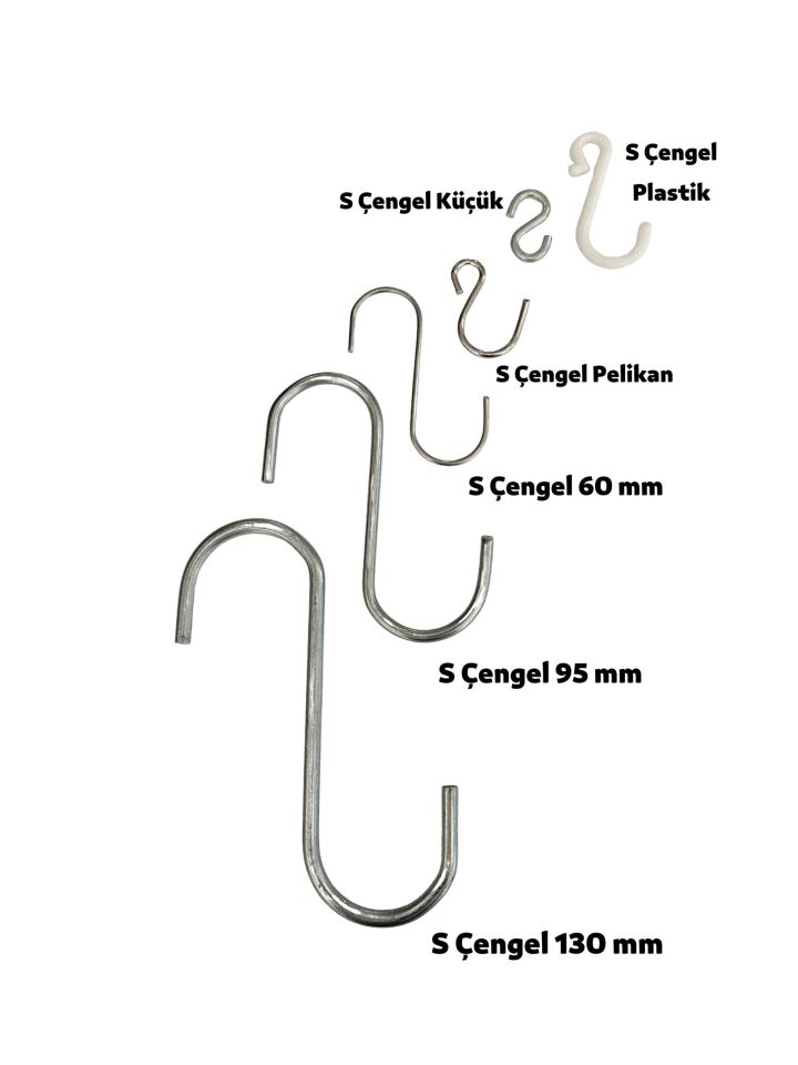S ÇENGEL BÜYÜK 95MM KALIN ASMA APARATI