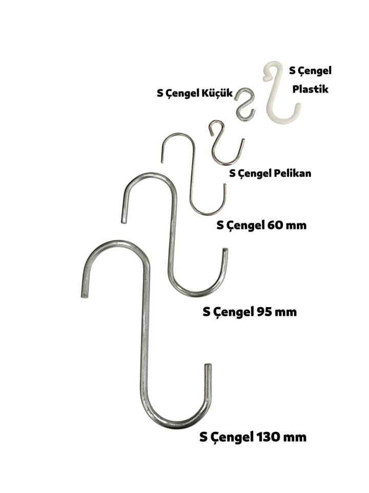 S ÇENGEL BÜYÜK 130MM KALIN ASMA APARATI