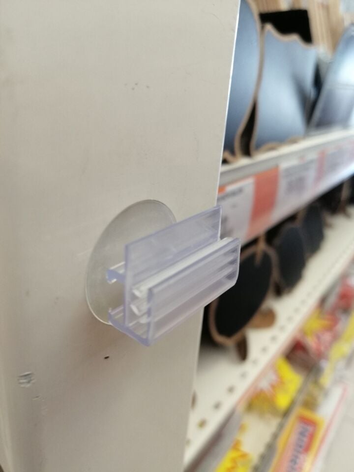 PVC KISKAÇ VANTUZLU KÜÇÜK YATAY ETİKETLİK