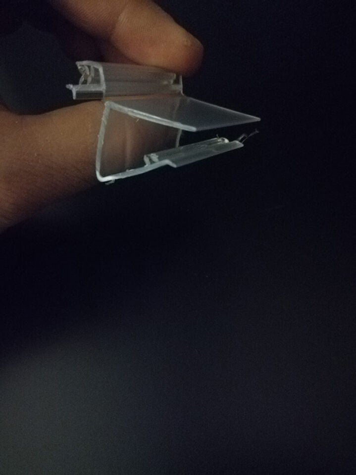 PVC KISKAÇ 18MM RAFA GEÇME ETİKETLİK