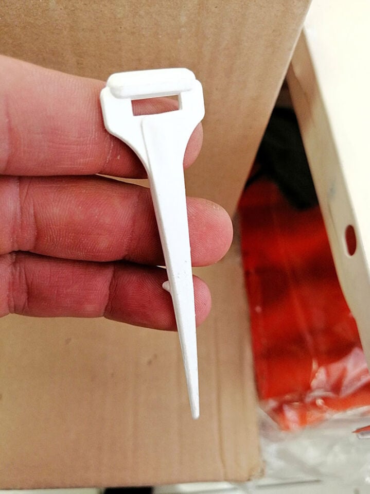 FİYAT KASETİ SAPLAMA ÇİVİSİ için Saplama Aparatı Plastik Çivi Saplama Aparatı