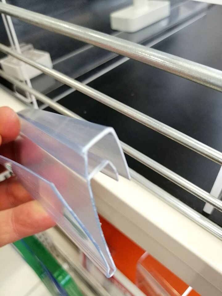 PVC GEÇME ETİKETLİK 100X40MM TEL SEPET İÇİN