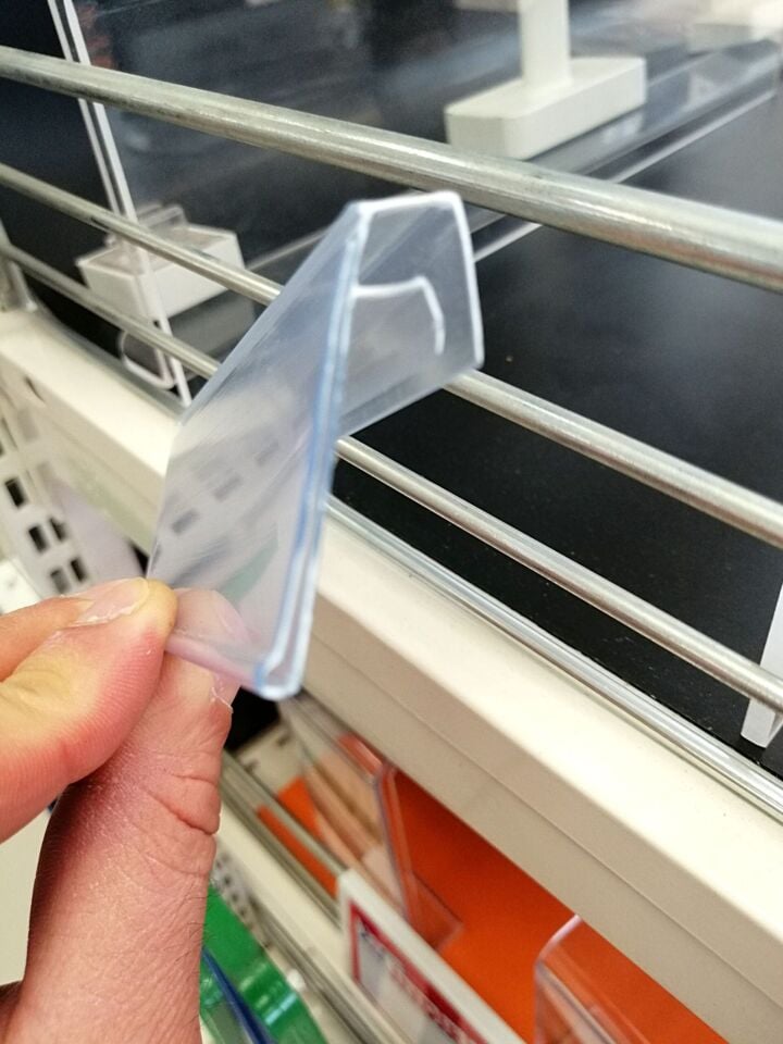 PVC GEÇME ETİKETLİK 100X40MM TEL SEPET İÇİN