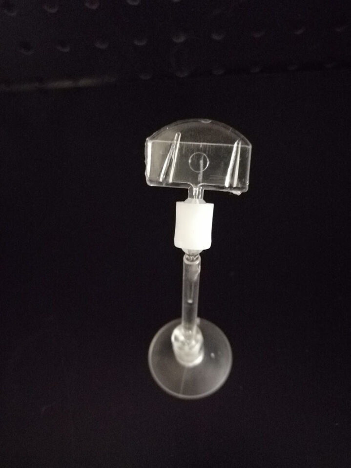 ŞEFFAF VANTUZLU KÜÇÜK OVAL 50MM ÇUBUKLU ETİKETLİK vantuzlu fiyat etiketi tutucu, vantuzlu çubuklu fiyat etiketliği, fiyat etiketi tutucu, vantuzlu etiket tutucu aparat